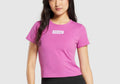 Franela rosada gym shark talla S y M