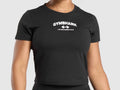 Franela top cortas gym shark talla M