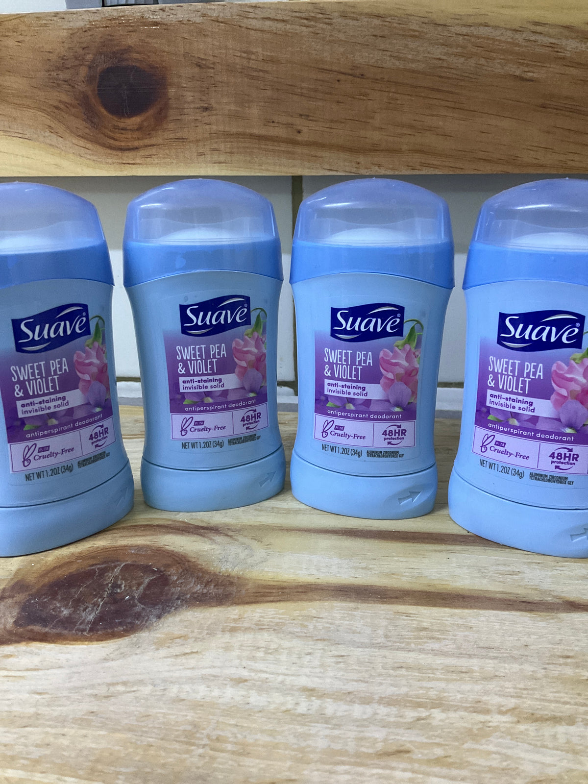 Suave seet pea & violet 34g