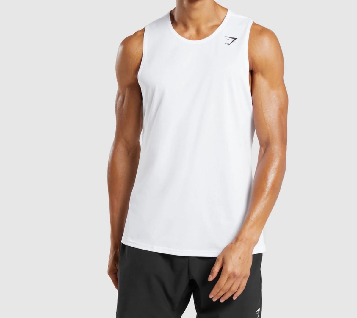 Franelilla gym shark talla L