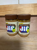 Jif mantequilla de maní natural bajo en sodio 7g de proteína