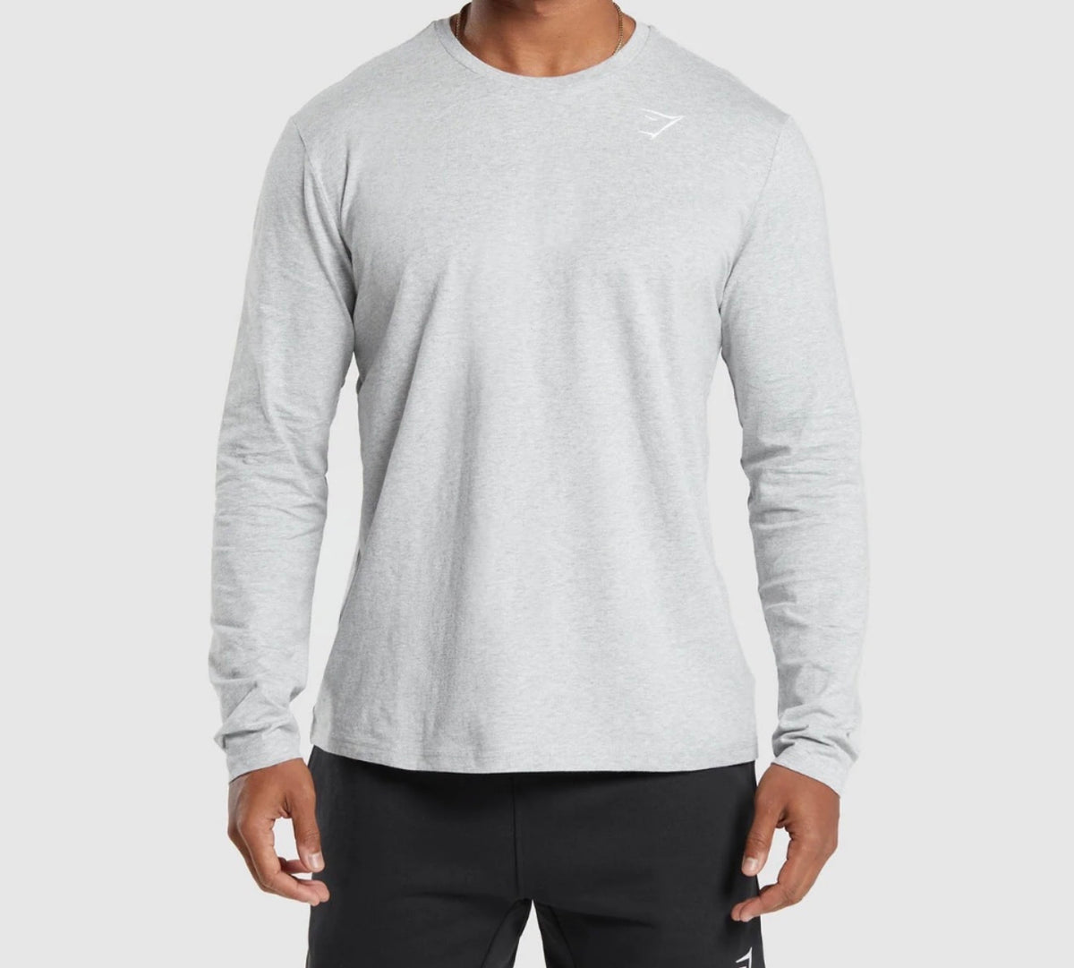 Suéter algodón gris gym shark talla L y M