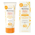 Aveeno Protect + Hydrate Moisturizing Face Sunscreen Lotion With Broad Spectrum Spf 60 & Prebiotic Oat