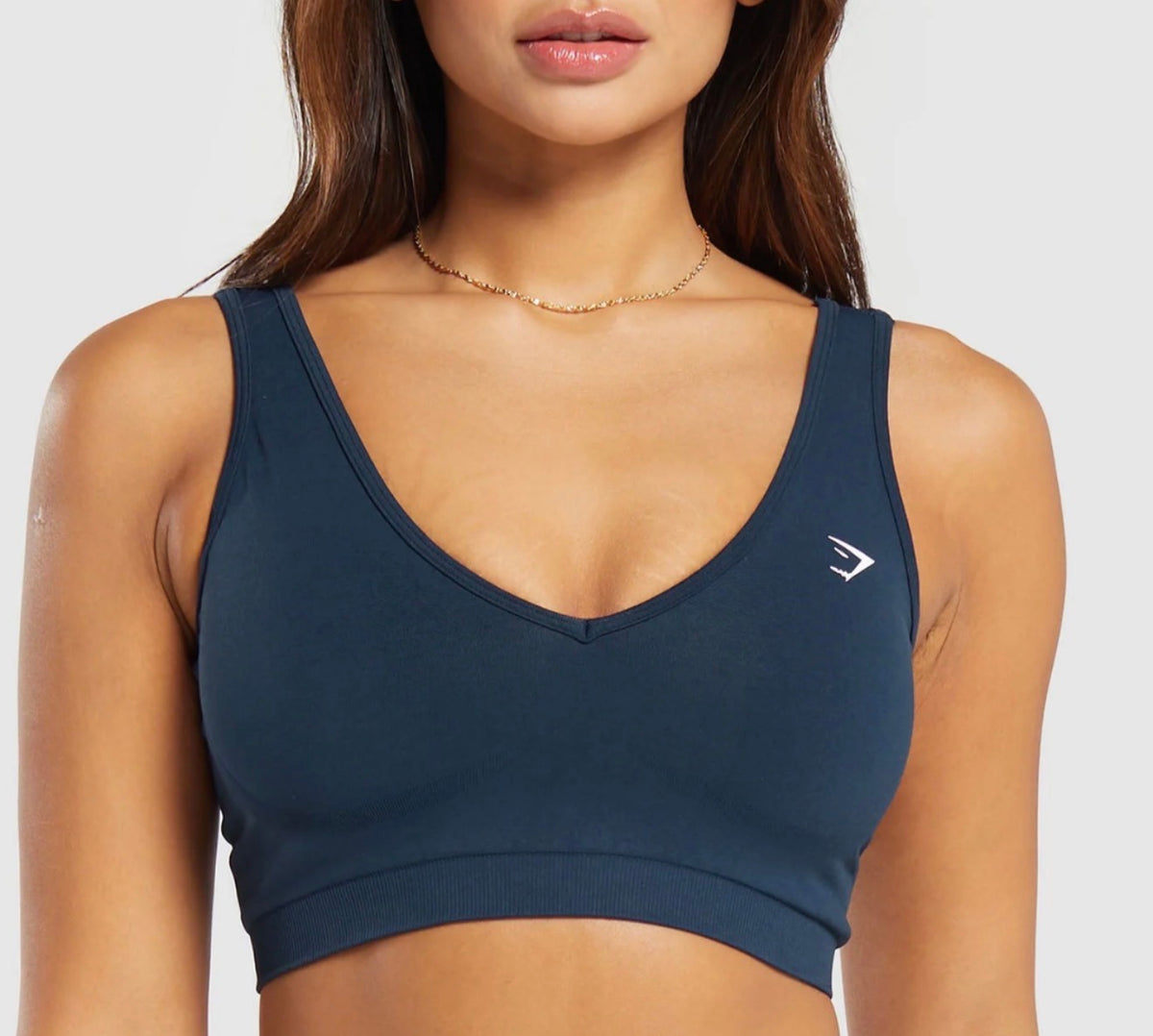 Top azul talla S gym shark