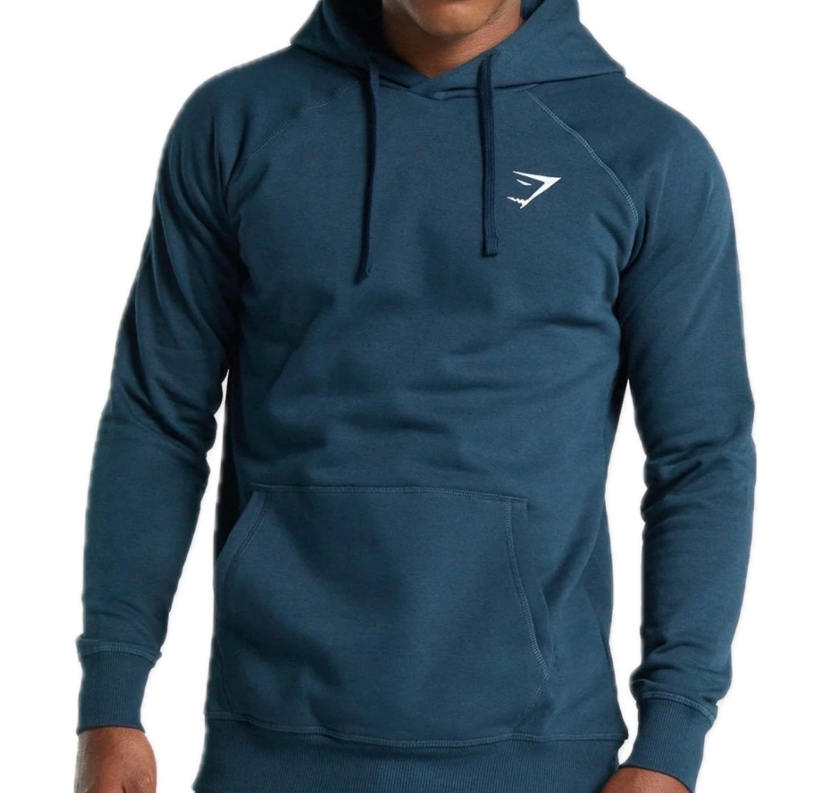 Suéter con capucha gym shark azul rey talla L y M