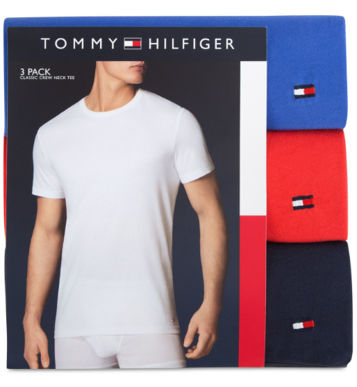 TOMMY HILFIGER  3 PACK DE FRANELAS