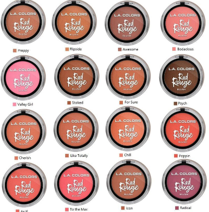 L.A COLORS BLUSH RAD ROUGE