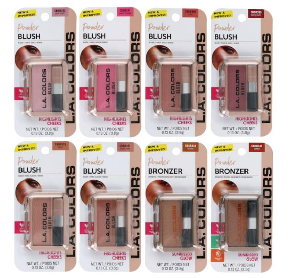 L.A COLORS POWDER BLUSH Y BRONZER