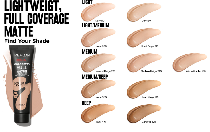 REVLON BASE COLORSTAY FULL COVER FOUNDATION MATTE