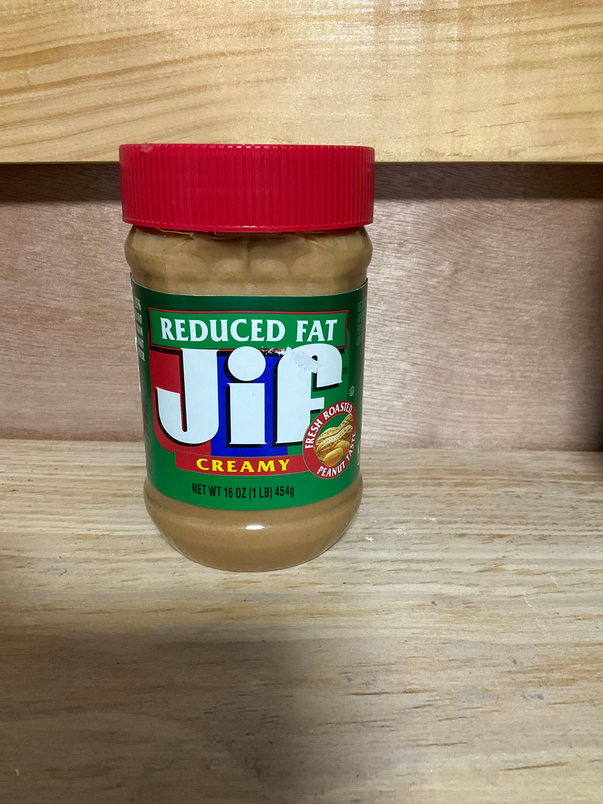 Jif mantequilla de maní bajo en grasa
