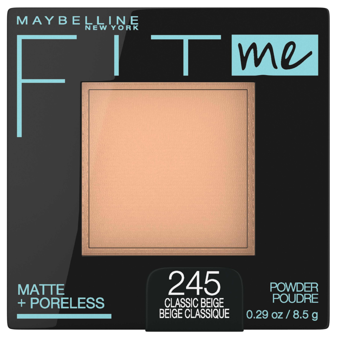 MAYBELLINE Fit Me - Polvo fijador y polvo de maquillaje