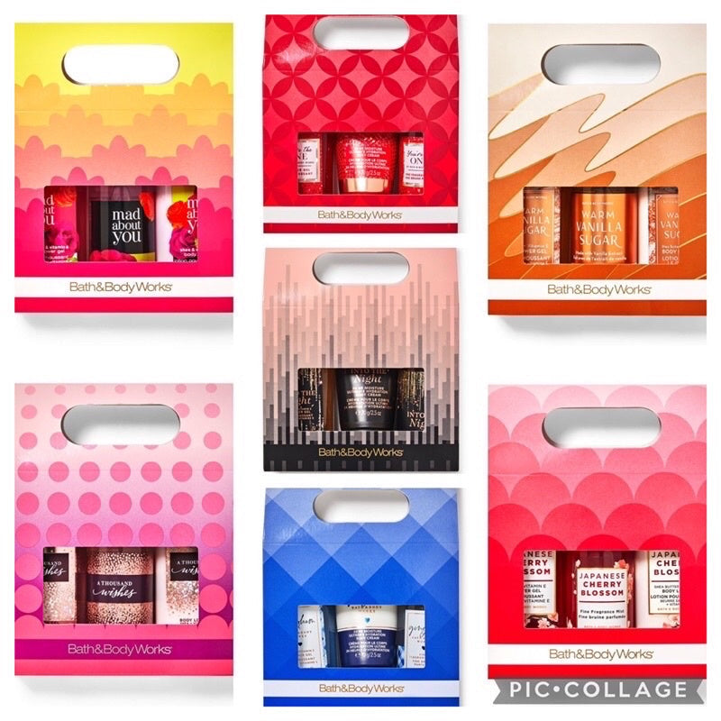 Bath & Body Works kit Mini Fragancia (antibacterial Splash crema)