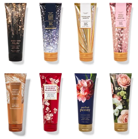 BODY CREAM BATH AND BODY WORKS & AROMA