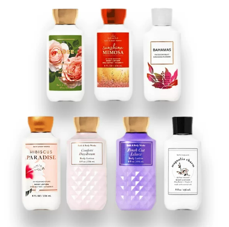 BODY LOTION BATH AND BODY WORKS
