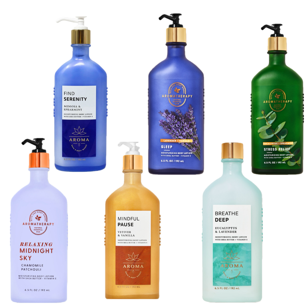 Bath & Body Works Loción corporal hidratante
AROMATHERAPY