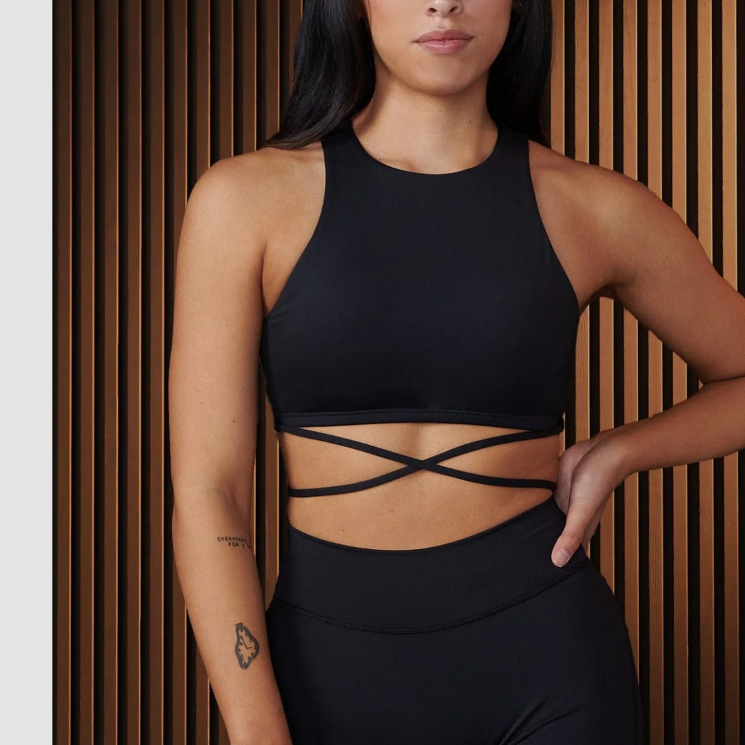 TOP TELA LICRA NEGRA TALLA S y M youngla