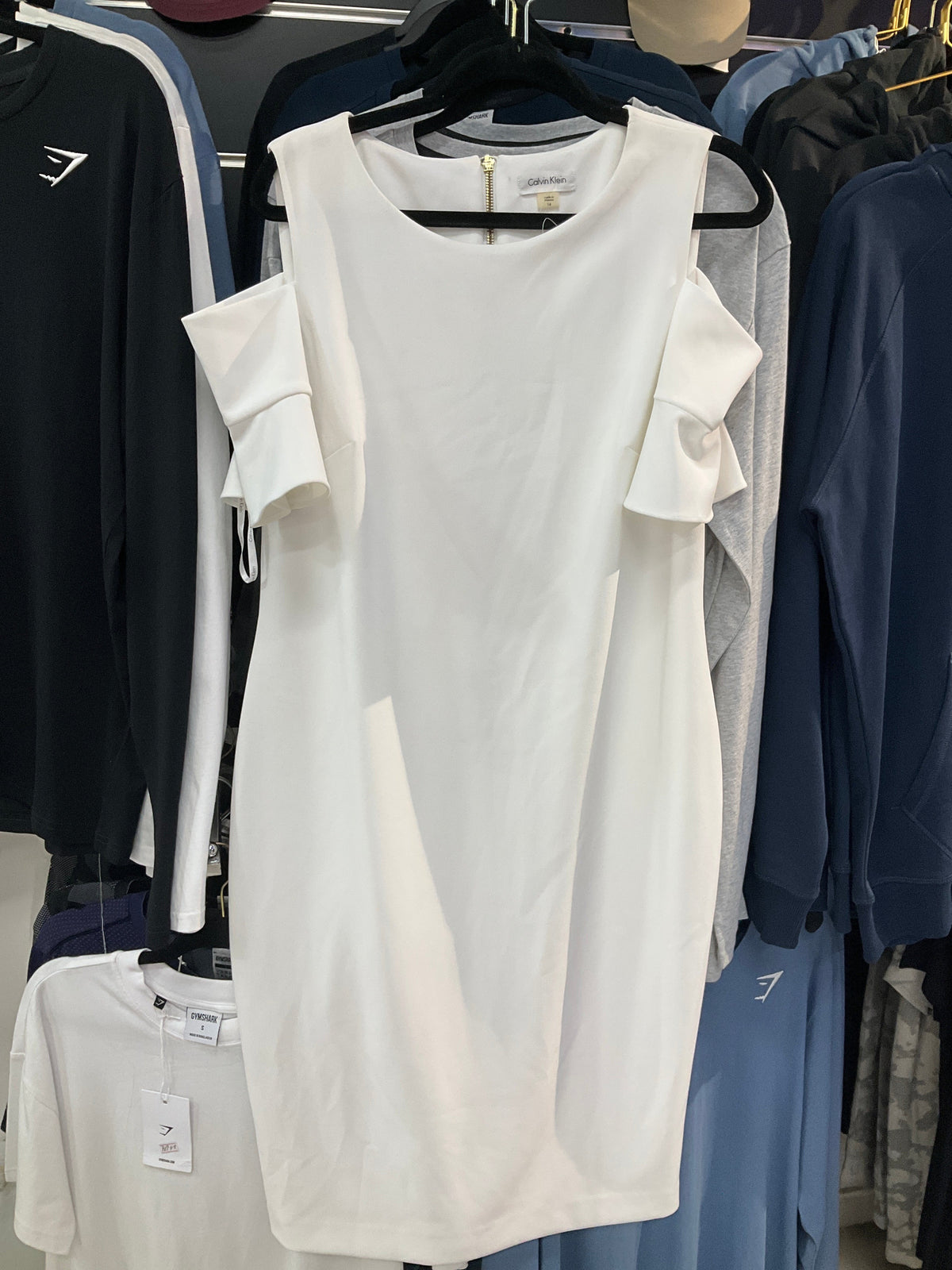 Calvin Klein Dama Franelas Clasica-vestidos